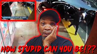 Cop gets Kidnapped, Shoots Suspect while Trapped inside his Speeding Getaway Car! 😳 