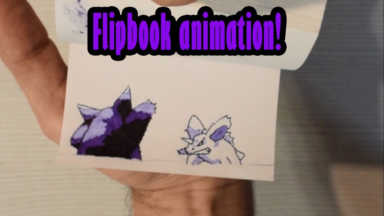 Pokémon Flipbook animation easy (game opening) Draw Up! YouTube