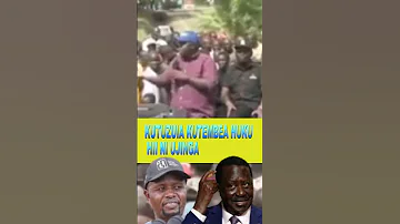 HUO NI UJINGA Angry Matiang I Lectures Raila S Man Gov Barasa In Kakamega 