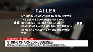 2 Tri-State families shaken up after armed, masked men break into homes, steal cars