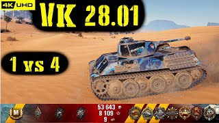 World of Tanks VK 28.01 Replay - 9 Kills 3.4K DMG(Patch 1.6.1)