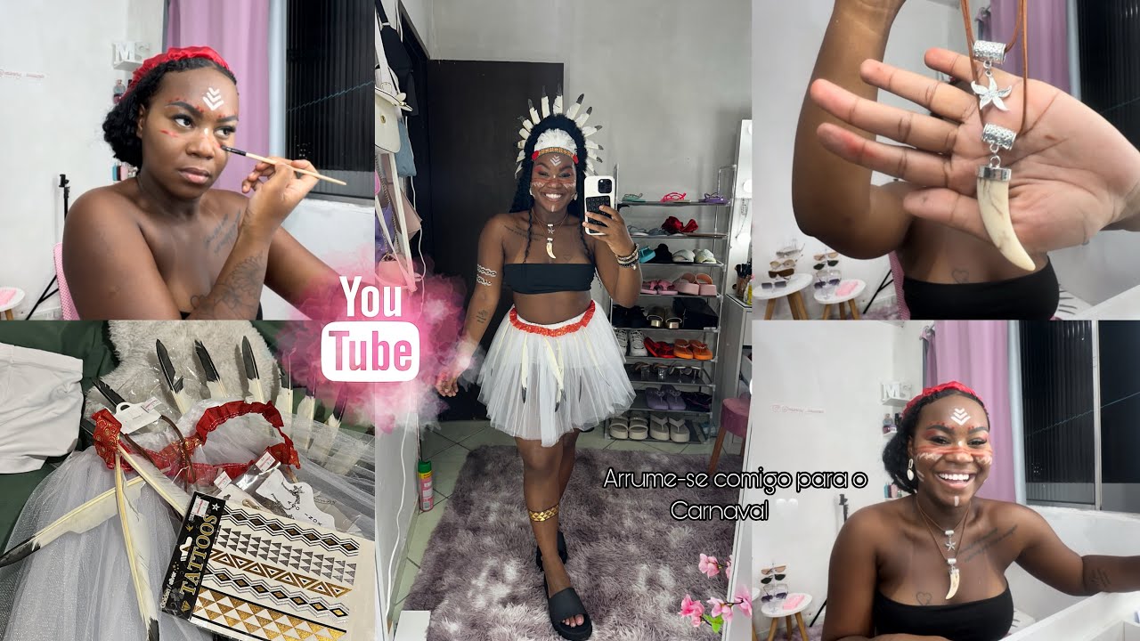 Arrume-se comigo para o carnaval 😍🎉 #minnynovamente 