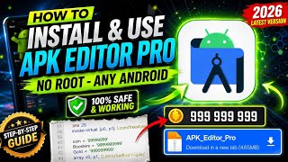 How to Install & Use APK Editor Pro 2026 | Edit & Customize No Root | Safe Tutorial Step By Step screenshot 4