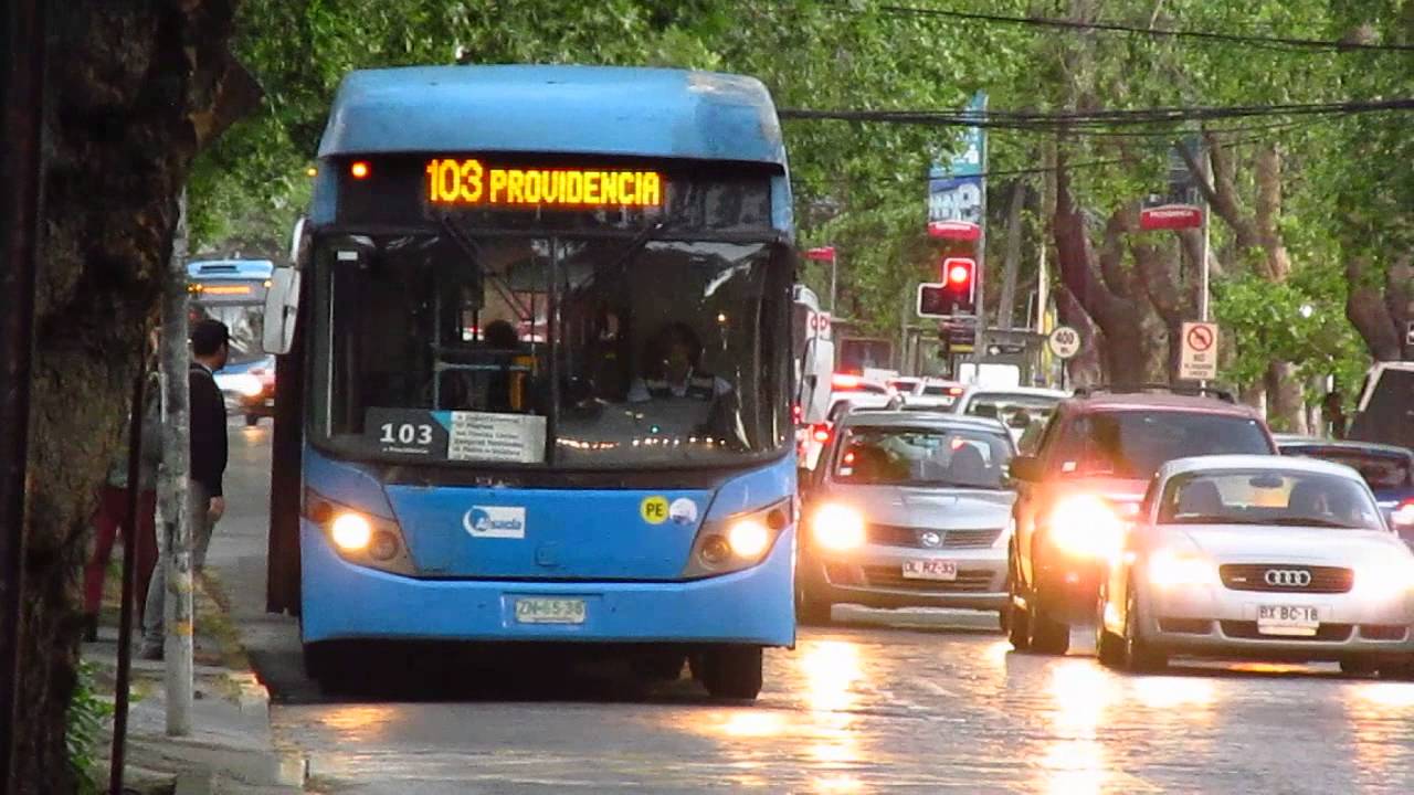#12 minutos | Buses Transantiago en avenida Pedro de Valdivia, operadora Alsacia