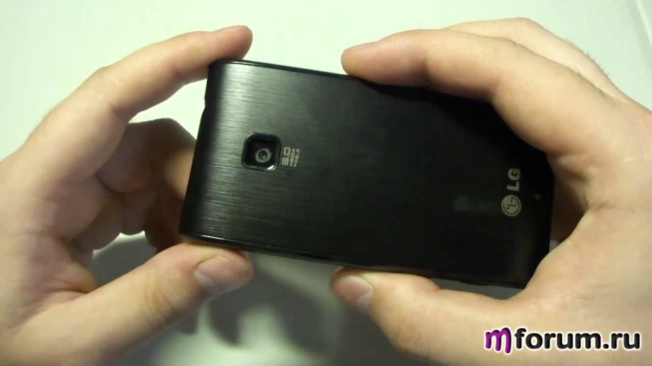 LG GT540 Optimus. Внешний вид, разъемы, кнопки