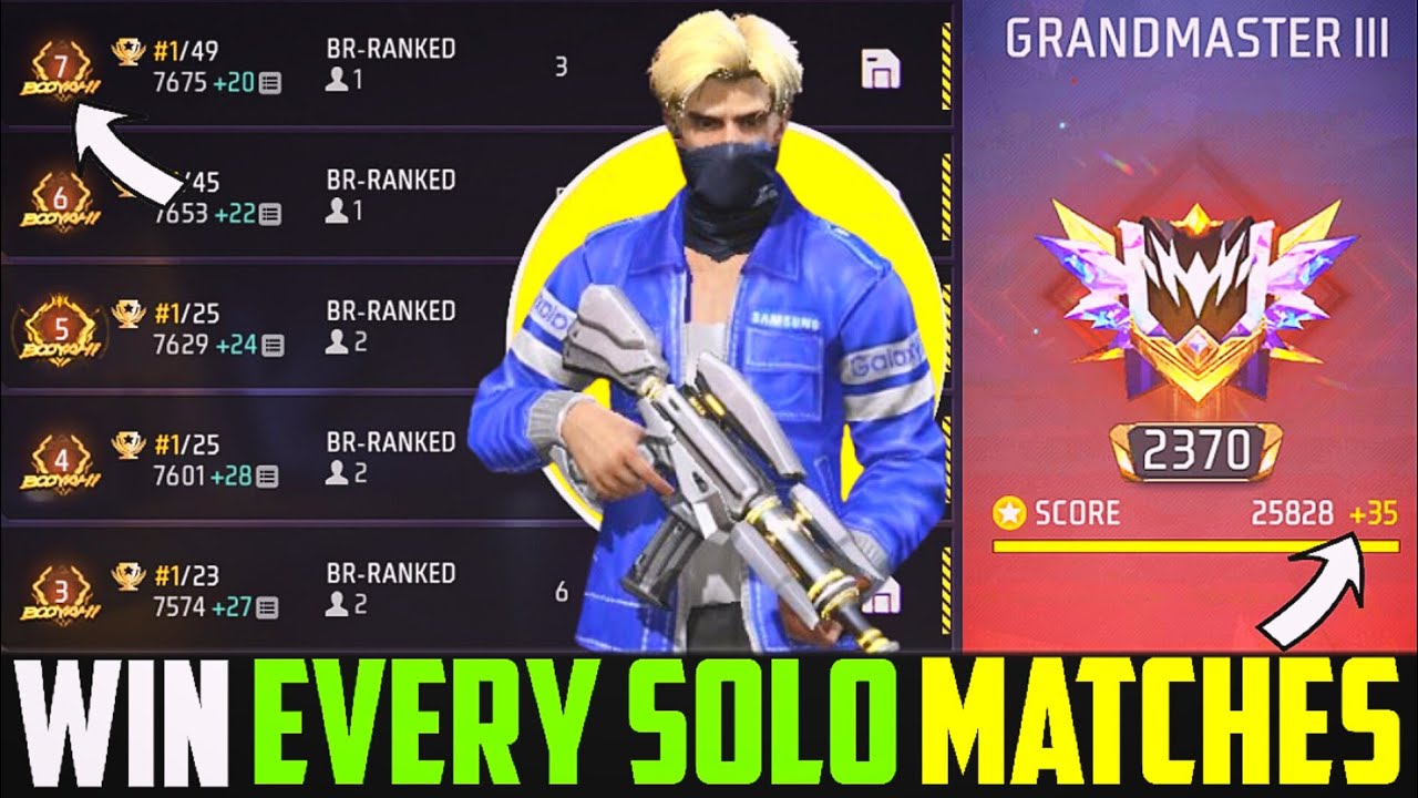 Win Every Br Solo Matches ✅| Solo Rank Push Tips And Tricks 