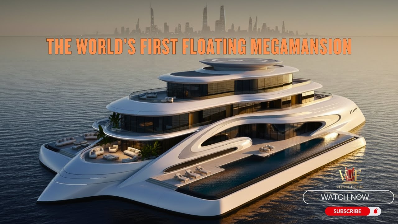 6 Million $ Futuristic Mega Mansion at Sea | Velvet Empire 👑💸💰
