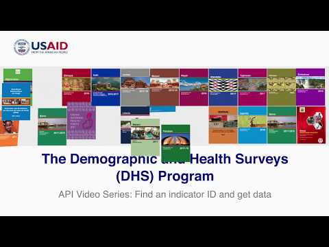 API Video Series: Find an indicator ID and get data
