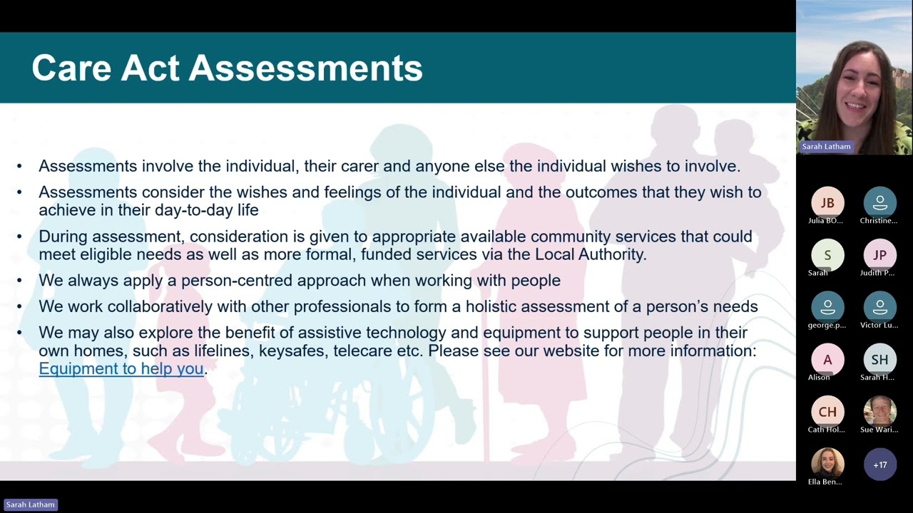 Understanding how Adult Social Care works Webinar