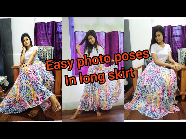 Poses with Long Skirts | TikTok