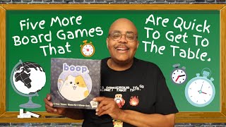 Five More Board Games That Are Quick To Get To The Table
