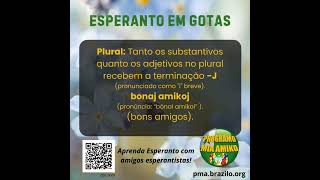 #01 | Esperanto em Gotas – Plural
