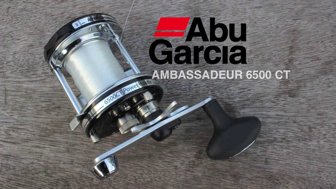 Abu Garcia Ambassadeur Classic 6500CT Power Handle Multiplier Reel Fishing 