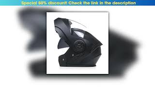 Review Dot Approved Cool Double Lens Motorcycle Racing Helmet Full Face Winter Warm Rider Modular M