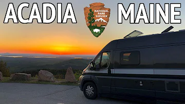 Can you camp anywhere in Acadia National Park?