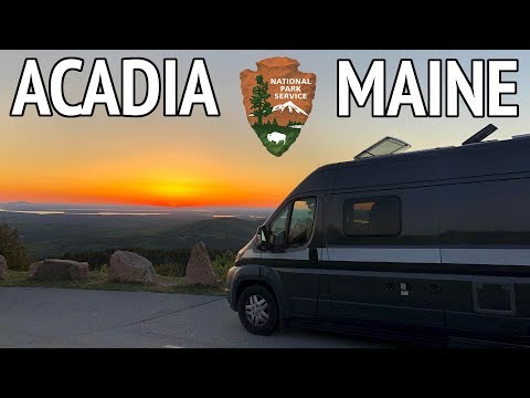 Acadia National Park Travel VLOG | We’re the Russos Camper Van Life S1:E54