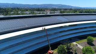 APPLE PARK June 2018 Aerial Perspective 4K