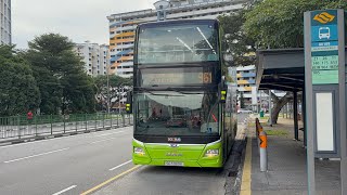 SMRT Buses MAN ND323F A95 (Batch 4) SG5969K on Service 961 departing Bus Stop 80109
