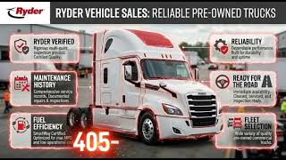 Road-Ready & Ryder Verified: Upgrade Your Fleet Today