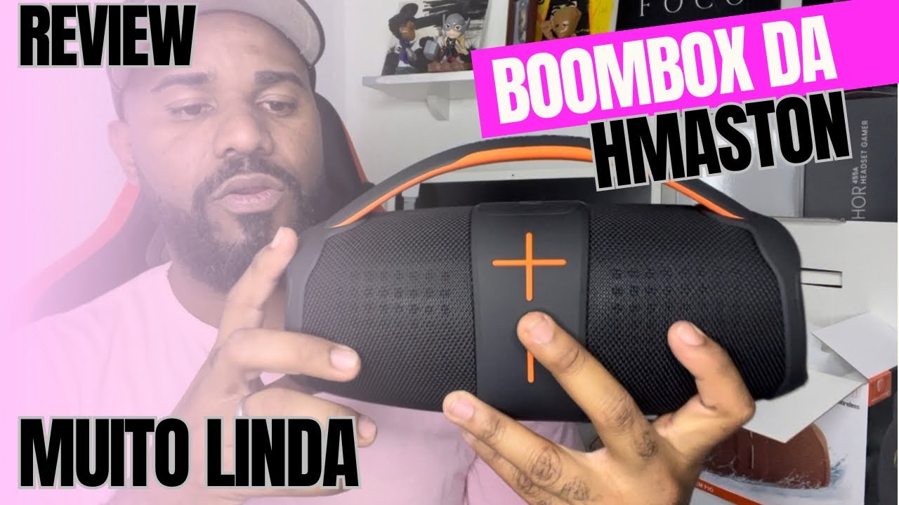 CAIXA DE SOM HMASTON TN26 A BOOMBOX DA HMASTON 28CM E 30W - YouTube