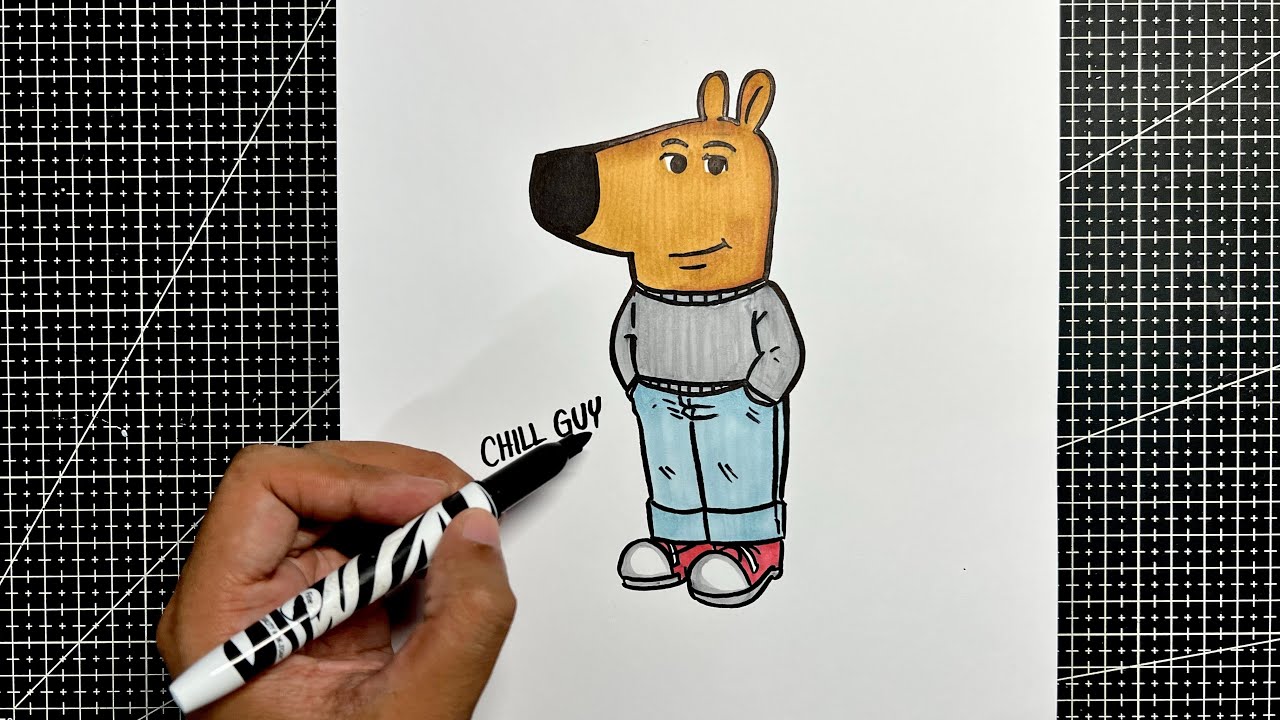 How to Draw Chill Guy | Viral Chill Guy Meme