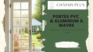 Portes Wavre Portes Pvc Aluminium Sur Mesure Sécurité, Isolation Design Moderne