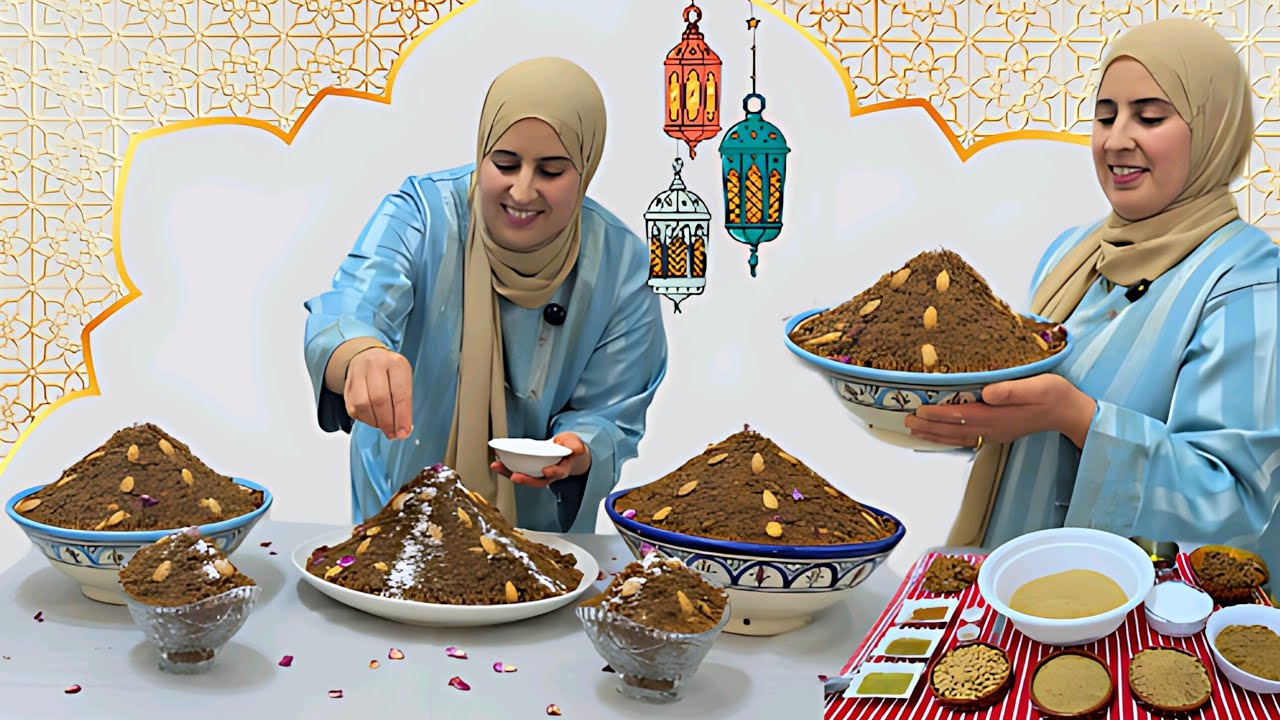 سفوف سهل وسريع بدون تعقيد👌مثالي لسحور صحي بالدقيق الكامل🌾 سلو بدون زبدة