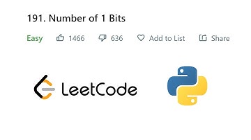 Number of 1 Bits | Leetcode | Love Babbar DSA Cracker Sheet | GFG | Python