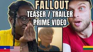FALLOUT Official Trailer Reaction (Prime Video) | FIRST TIME WATCHING