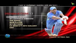 International Cricket 2013 Menu (Preview) 1 screenshot 2