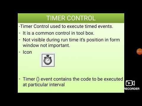 Timer control in vb6