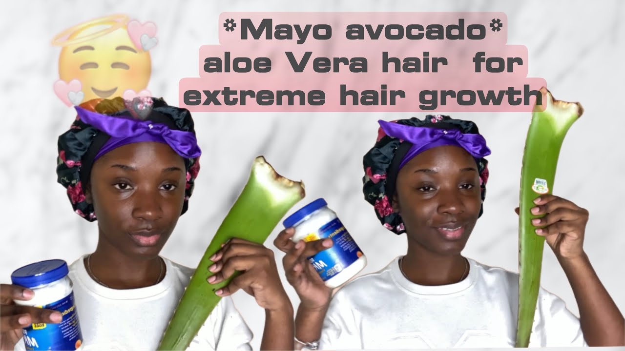 Aloe vera, Avocado + egg protein treatment for extreme hair growth