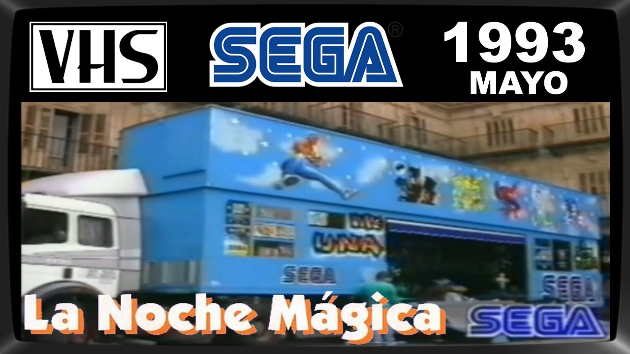 VHS Revistas - La noche mágica de SEGA - Mayo 1993