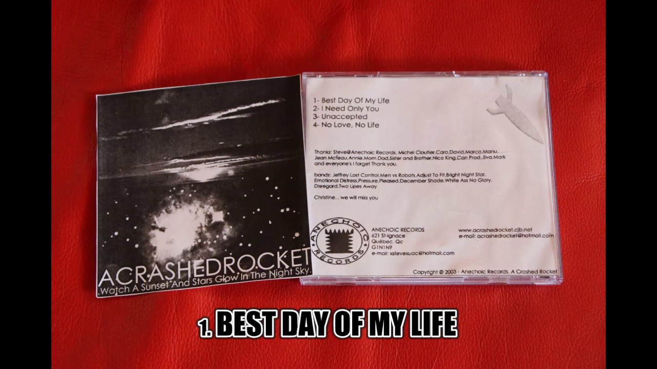 A CRASHED ROCKET - Watch a Sunset And Stars Glow In The Night Sky (Full Album) 2003