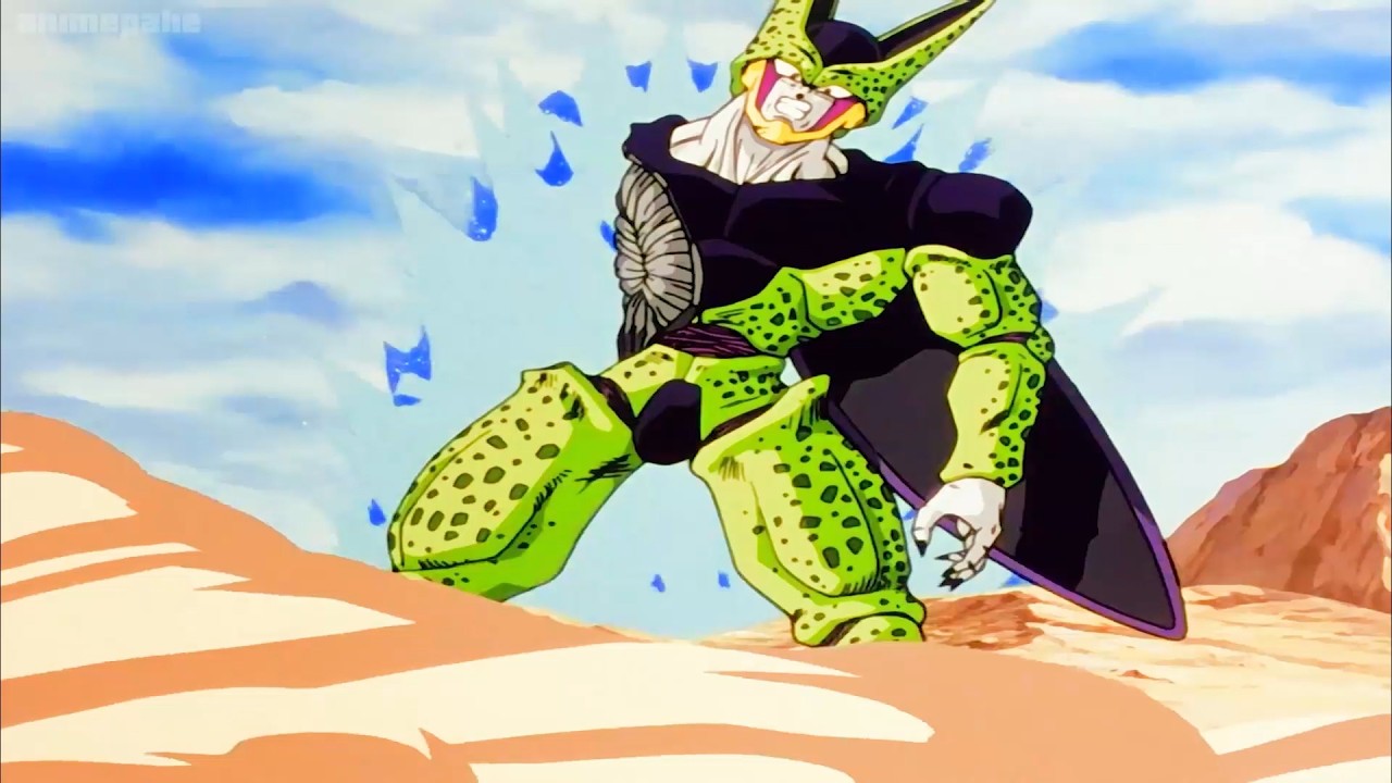 超ベジータに負けるセル ドラゴンボールZ ▻ 超ベジータのファイナルフラッシュがセルを粉砕