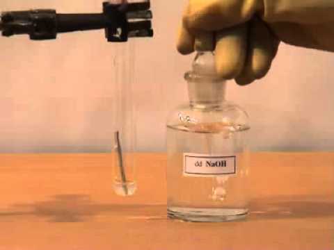 Nhôm tác dụng với dung dịch kiềm - youtube
