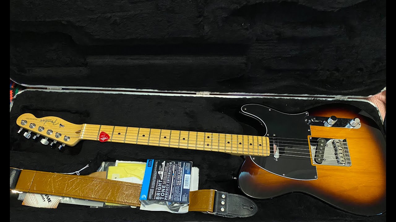 2012 American Standard Telecaster Setup - YouTube
