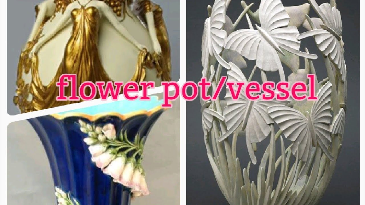 flower pot / vase styleflowervasepotteryurmvessel YouTube
