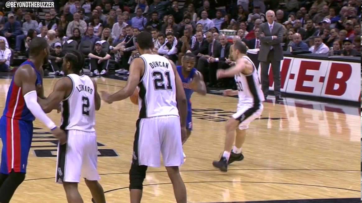 Manu Ginobili shoe breaks YouTube