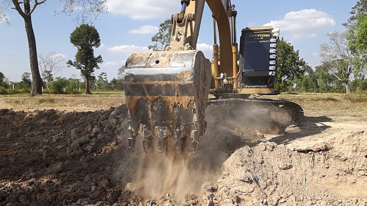 รีวิว ซื้อเก่านอกมา 10ปี ยังแรง cat312 b v.2 ปั้ม k3v ดั้มหัวยาว EP.3688