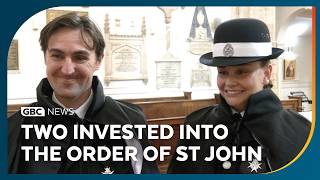 Commitment and compassion recognised in St John Service as two invested into Order