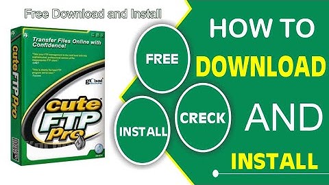 Cuteftp 8 professional pro Download and Install  windows 7 ll 100% lifetime work  ll NOOR GRAPHICS