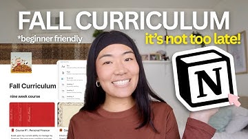 how to make a fall curriculum using notion (free template)