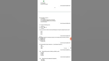 #nimcet#target NIMCET 2020 !computer science question paper with answer!