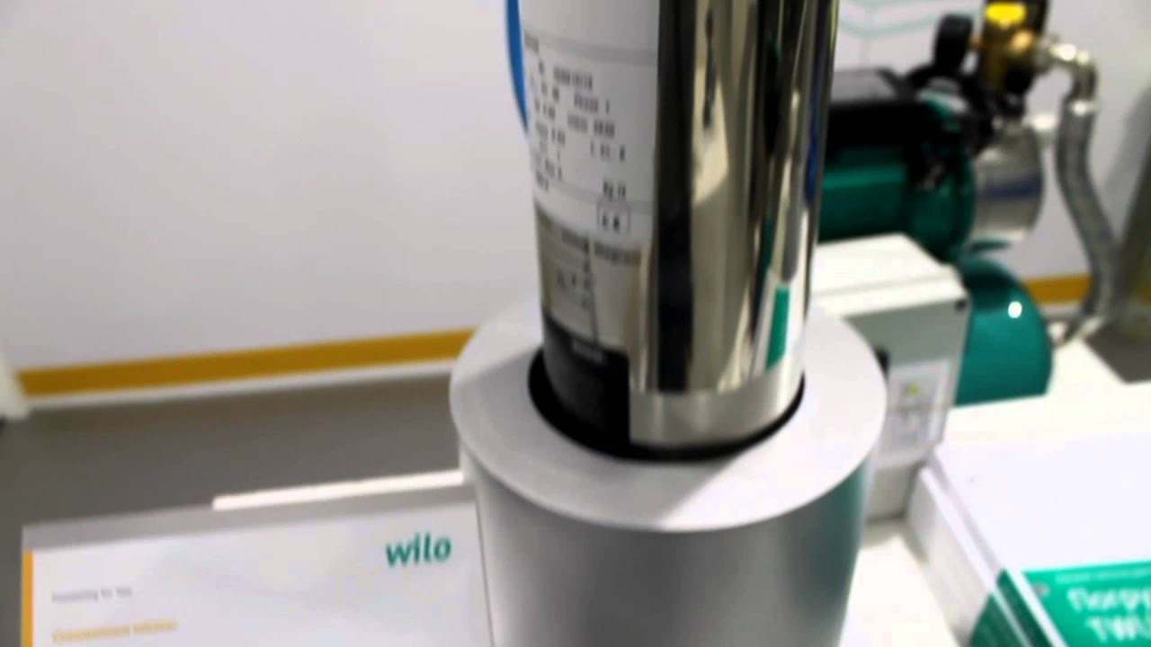 Скважинный насос Wilo-Sub TWU 4 - YouTube