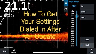 Garmin Livescope: How To Dial In Your Settings After An Update