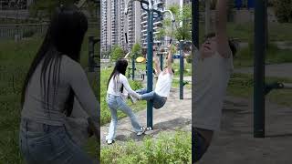 Gym Prank Gone Wrong! She Did NOT Just Do That! #funny #comedy #trending #humor #couple #prank