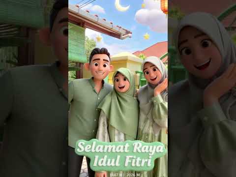 Hari Raya Idul Fitri With Family 😄 #Shorts Aqilla
