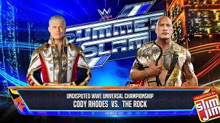 WWE 2K24 Cody Rhodes Vs “The Final Boss” The Rock - Undisputed WWE Universal Championship