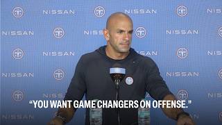 Robert Saleh Previews the Blue & White Scrimmage | Titans Press Conference